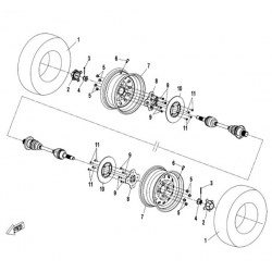 ROUE ARRIÈRE