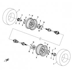 ROUE ARRIÈRE
