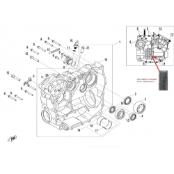 CARTER MOTEUR DROIT