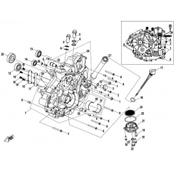 CARTER MOTEUR GAUCHE