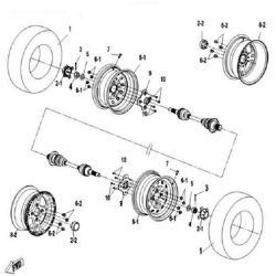 ROUE ARRIÈRE