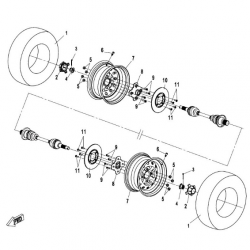 ROUE ARRIÈRE