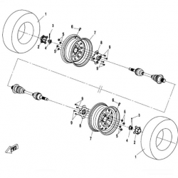 ROUE ARRIÈRE