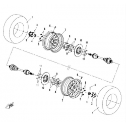 ROUE ARRIÈRE