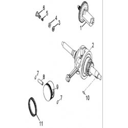 piston / vilbrequin