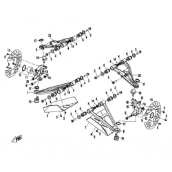 SUSPENSION AVANT TRIANGLE ALU