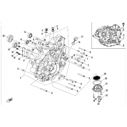 carter moteur gauche