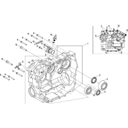 carter moteur droit